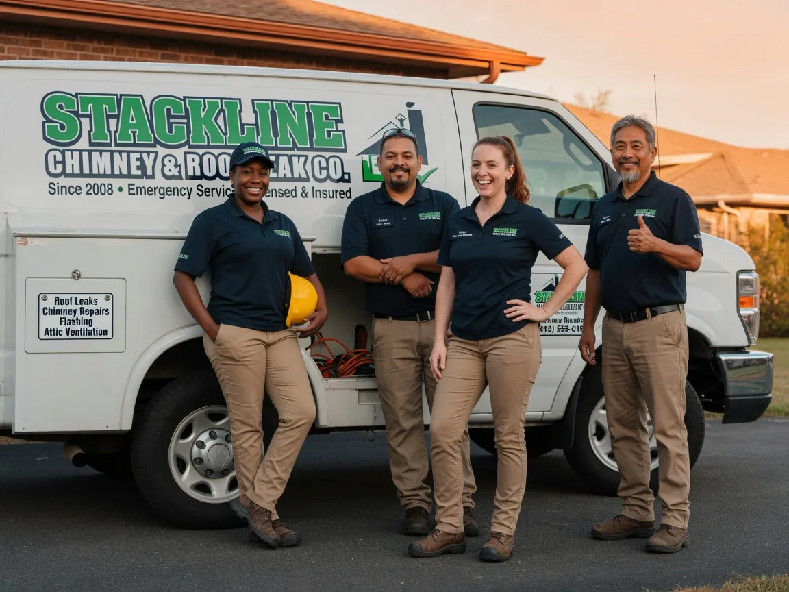 Chimney flashing repair company in Melrose, LA